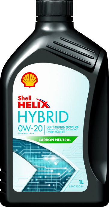 Моторное масло SHELL 0W20 HELIX HYBRID, 1л